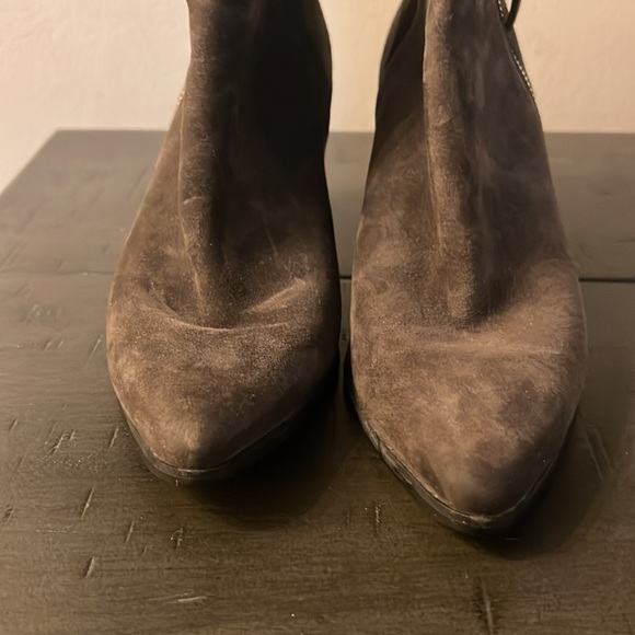 Leather Suede Pointy Booties Michael Kors - Picture 3 of 8